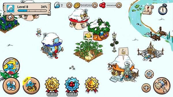 蓝精灵村庄中文版