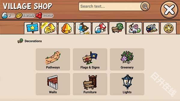 蓝精灵村庄中文版