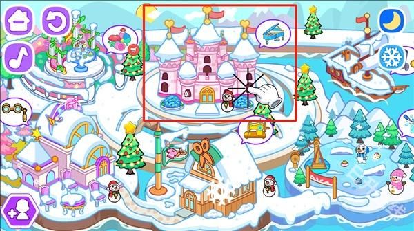 冰雪公主世界城堡娃娃屋派对