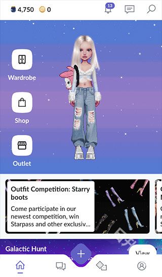 永远的天空虚拟装扮国际服