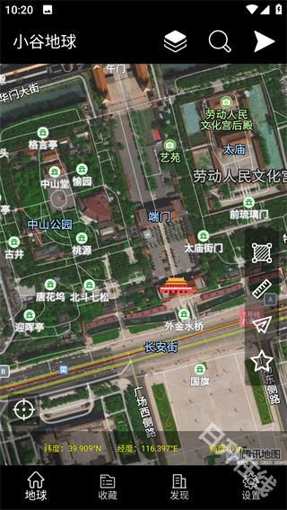 小谷地球卫星地图