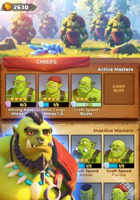 矿石工艺兽人采矿营地