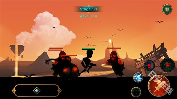 火柴人恶魔战士