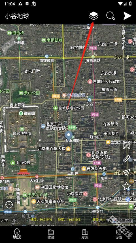 小谷地球卫星地图