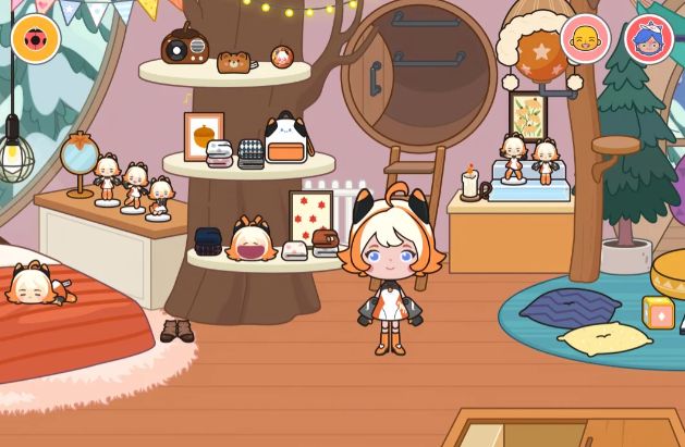 米加小镇雪山树屋