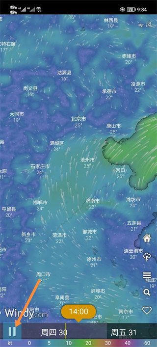 Windy天气