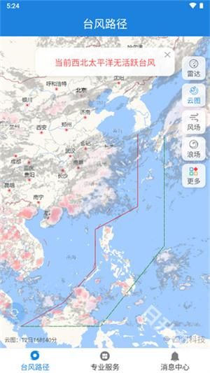 实时台风路径