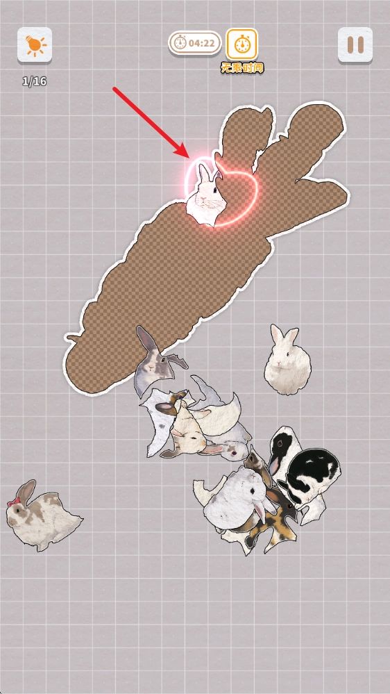 挤在一起的兔兔