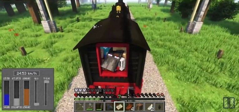 我的世界末日列车生存100天