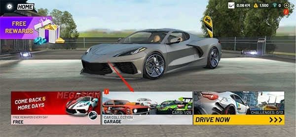 极限赛车驾驶内置功能菜单MOD