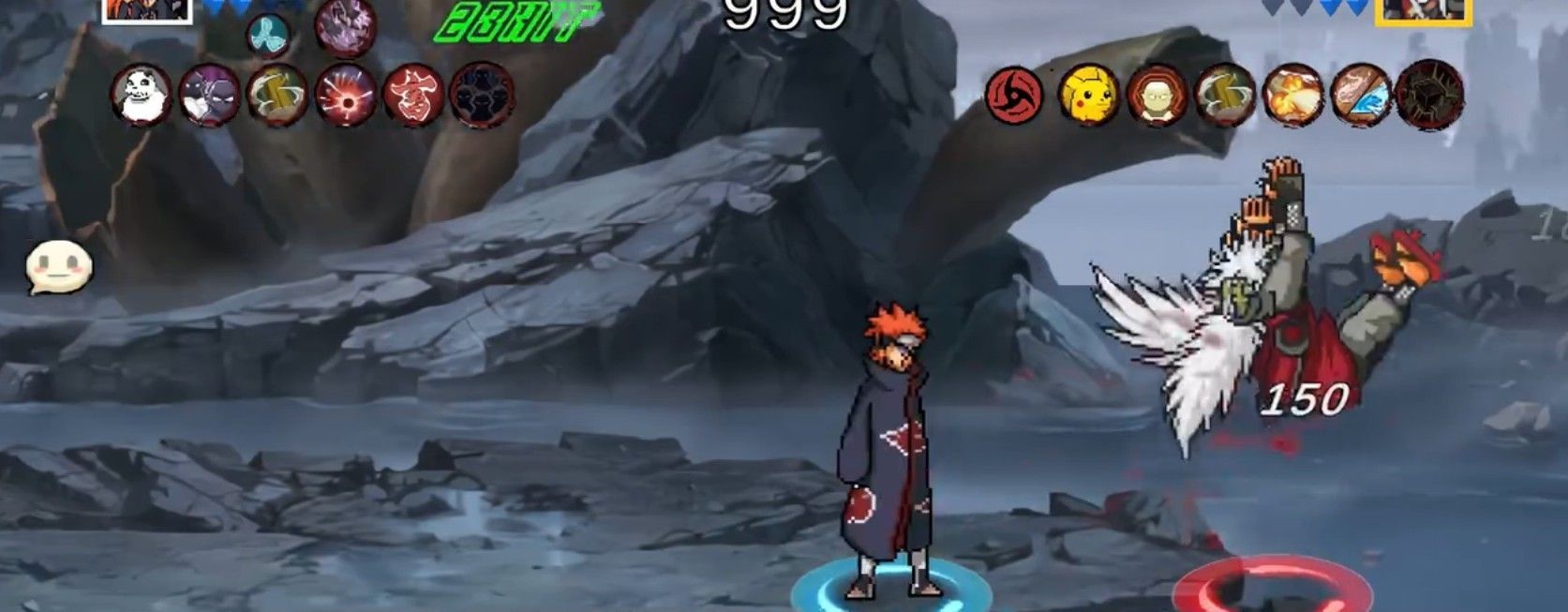 像素火影次世代佩恩六道集结