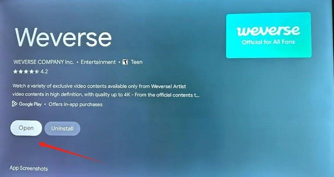 Weverse TV软件