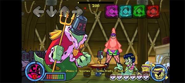 FNF海绵宝宝比奇堡冒险mod展示图