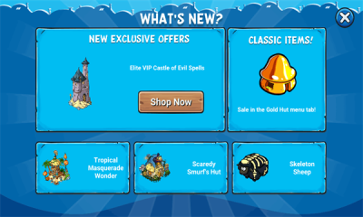 蓝精灵村庄展示图