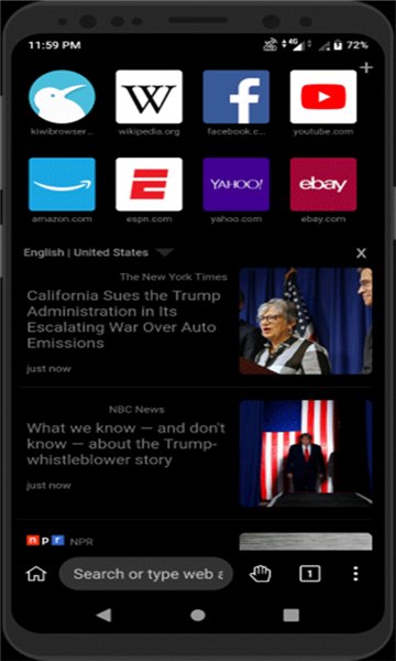 kiwi浏览器手机版展示图