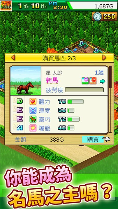 赛马牧场物语debug作弊菜单展示图