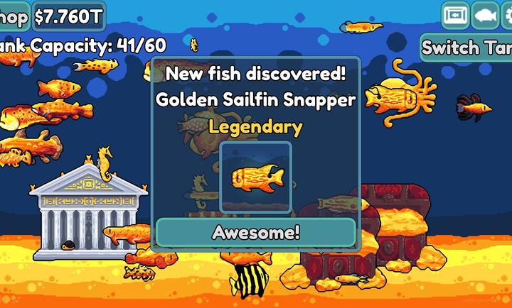 轻松水族馆内置修改器展示图