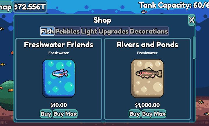 轻松水族馆内置修改器展示图