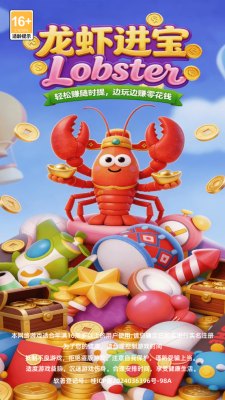 龙虾进宝红包版展示图